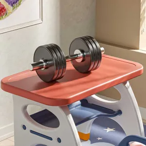 Детско бюро за писане и рисуване със столче в червен цвят