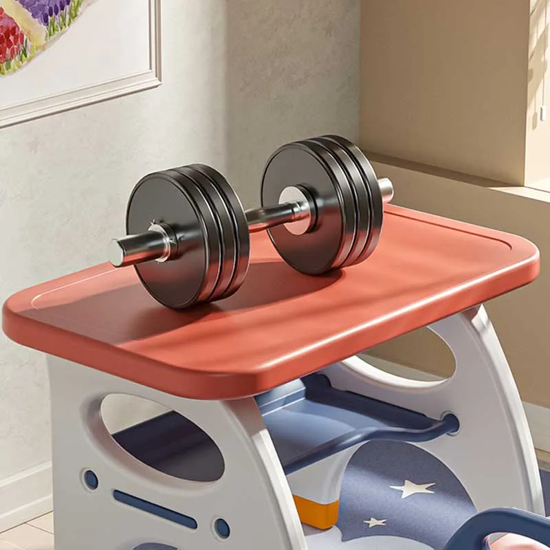 Детско бюро за писане и рисуване със столче в син и жълт цвят