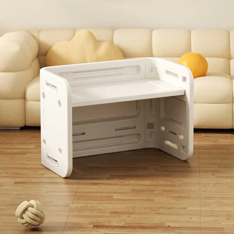 Child's writing and drawing desk with a white chair