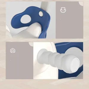 Child rocking horse 3-in-1 with parental control - blue