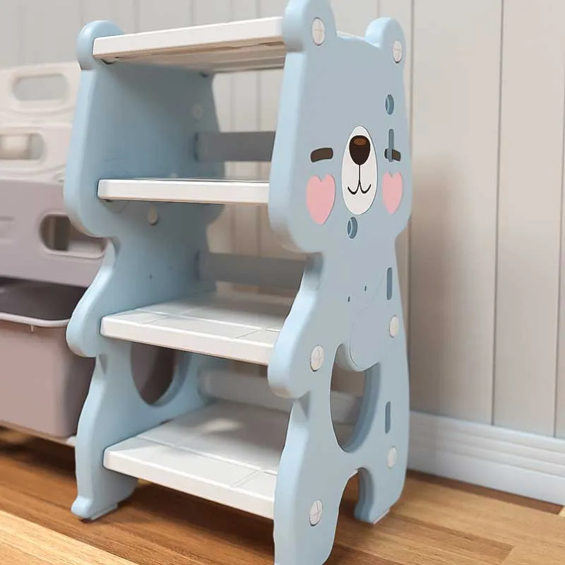 Combined plastic storage box for toys and books - Blue Bear