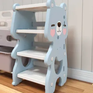 Combined plastic storage box for toys and books - Blue Bear