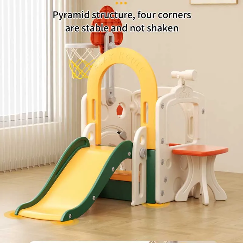 Мултифункционален детски комплект за игра - 8 в 1 с пързалка