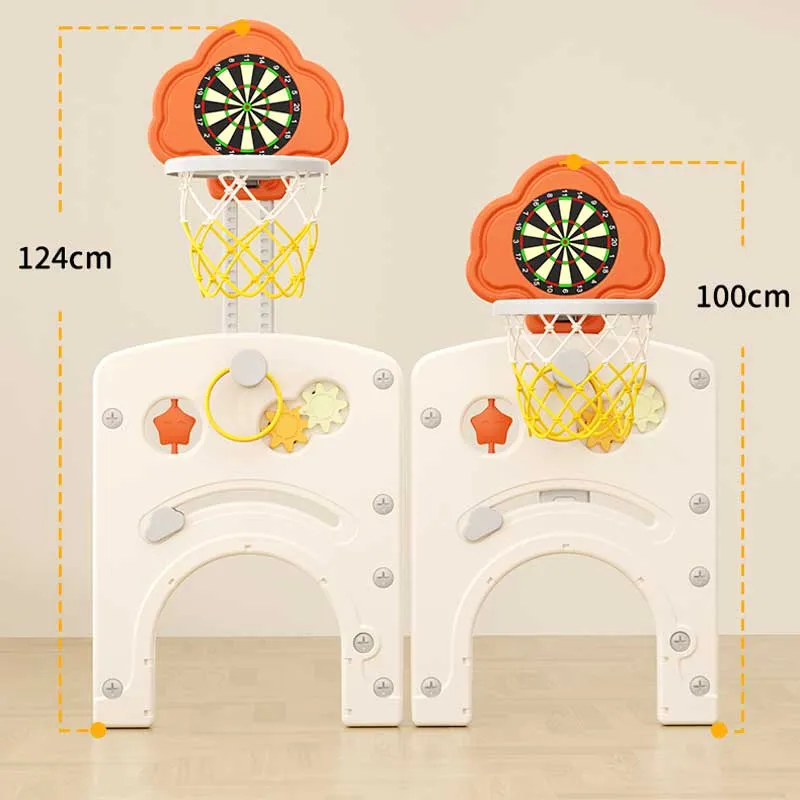 Мултифункционален детски комплект за игра - 8 в 1 с пързалка