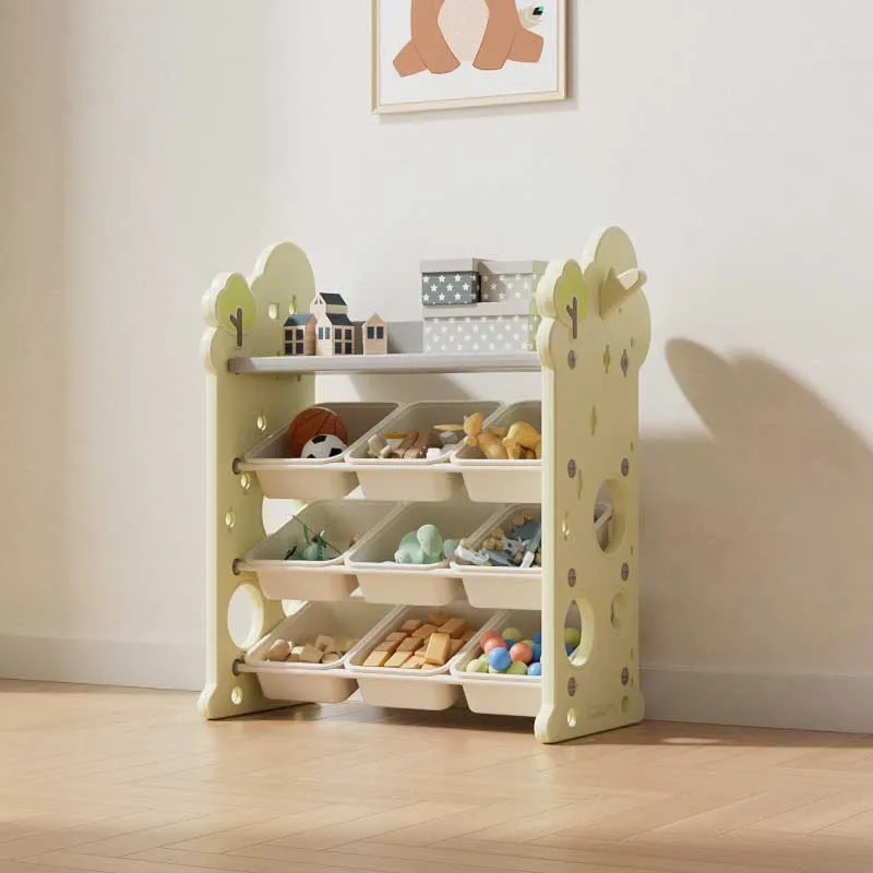 Organizer with toy holder - green color