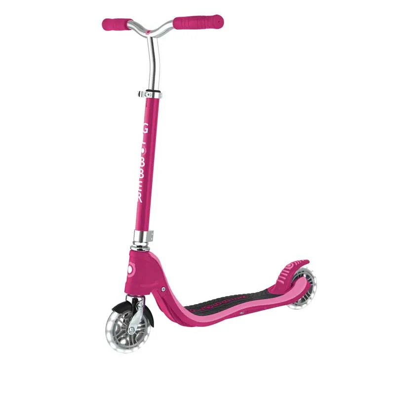 Glowing scooter with two wheels FLOW 125 LIGHTS - pink
