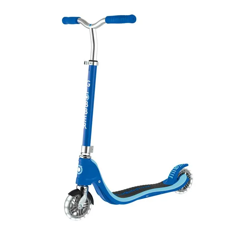 Light up scooter with two wheels FLOW 125 LIGHTS - blue