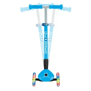 Foldable scooter GLOBBER PRIMO FOLDABLE LIGHTS - sky blue
