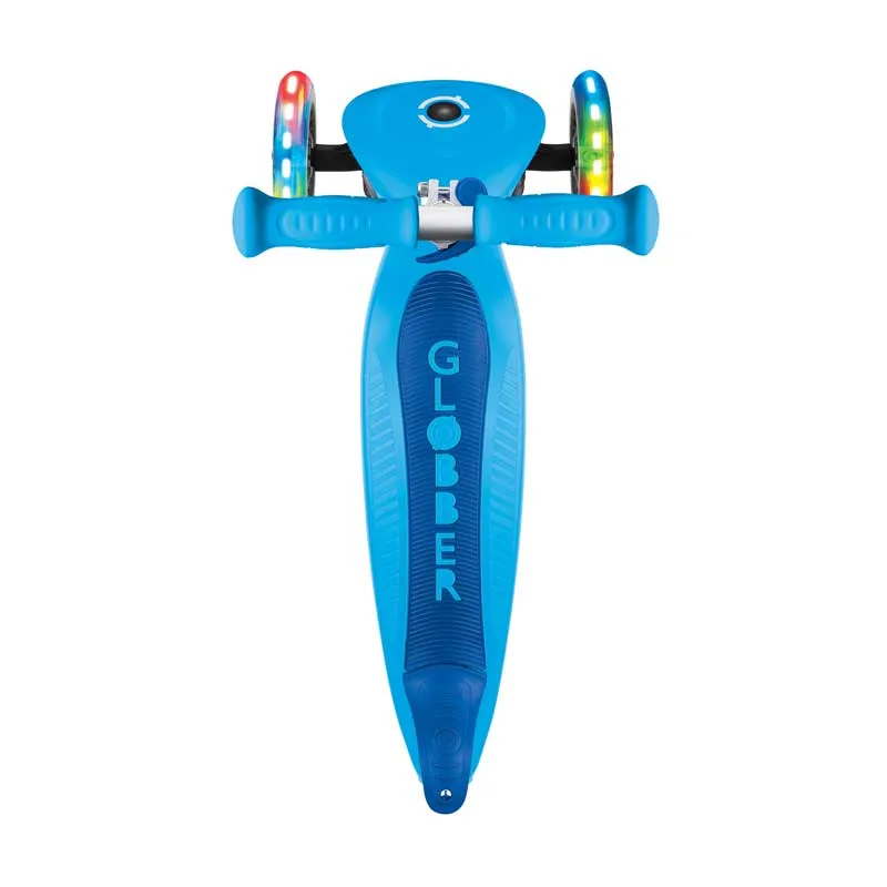 Foldable scooter GLOBBER PRIMO FOLDABLE LIGHTS - sky blue