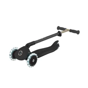 Тротинетка 5 в 1 GLOBBER GO UP DELUXE LIGHTS 360° - черна