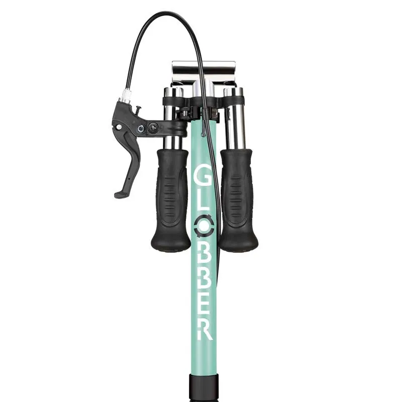 Scooter with hand brake FLOW ELEMENT JUNIOR LIGHTS, mint-colored