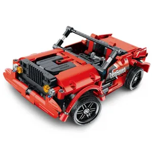 Конструктор 2 в 1 Спортен автомобил и джип R/C - 341 части
