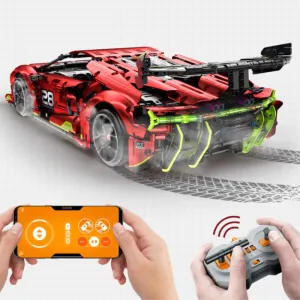 Конструктор Електрическа супер кола, RC, 1:10 - 1835ч.