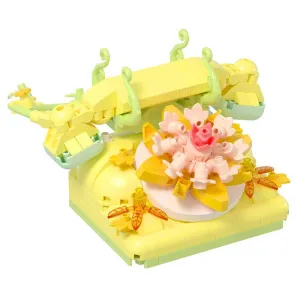 Конструктор за деца Пъстроцветен телефон - 336 части