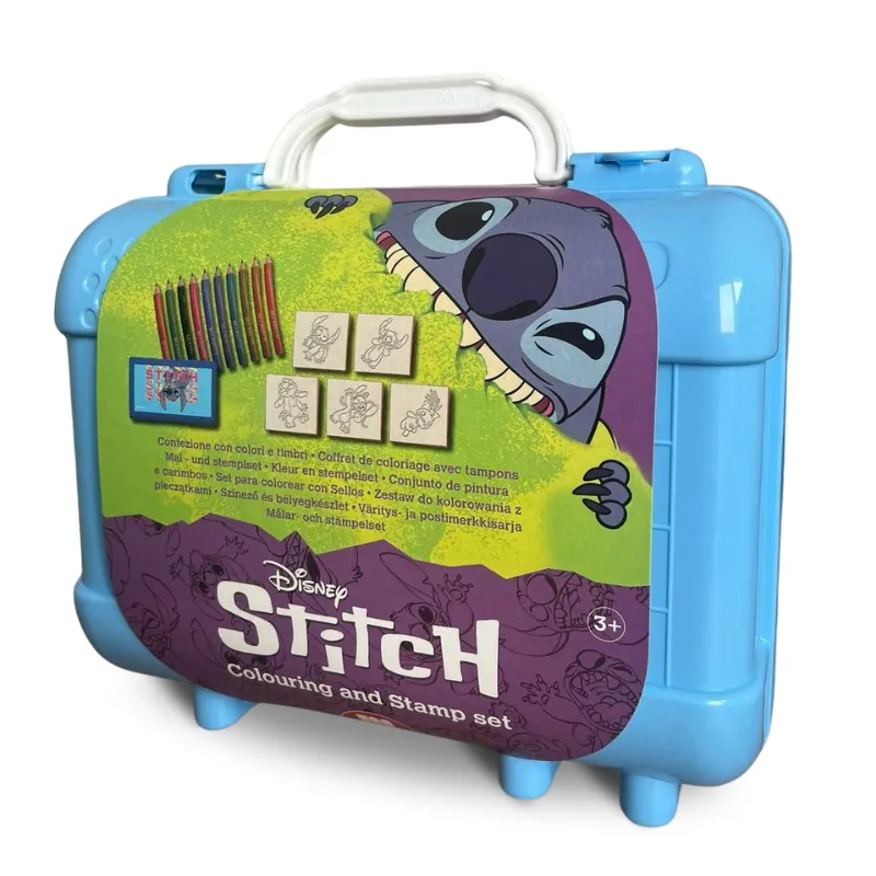 Creative set "Stitch" with coloring accessories and 5 stamps