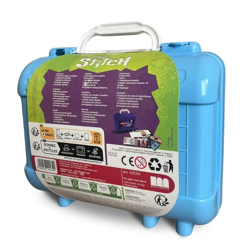 Creative set "Stitch" with coloring accessories and 5 stamps