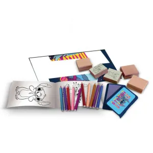 Creative set "Stitch" with coloring accessories and 5 stamps