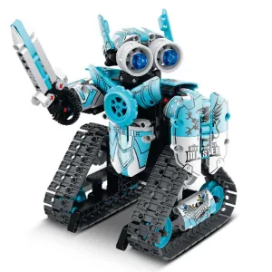 Конструктор Програмируем робот за каскади с дистанционно управление, син - 398 части