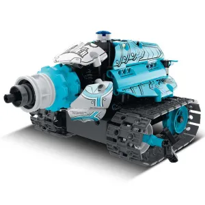 Конструктор Програмируем робот за каскади с дистанционно управление, син - 398 части