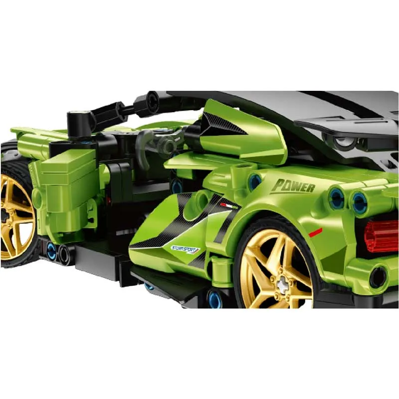 Programmable remote control sports car constructor - 429 parts