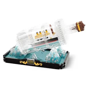 Конструктор за деца Титаник в бутилка - 918 части