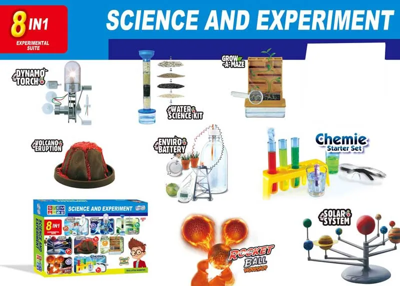 STEAM set 8 in 1, The Young Scientist