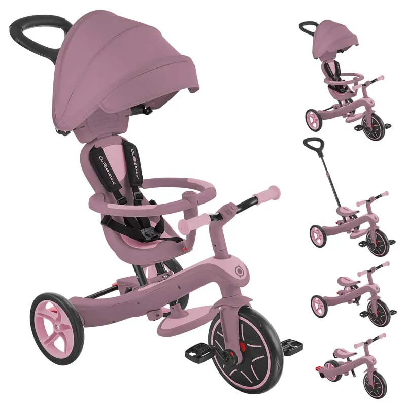 Детска триколка 4 в 1 GLOBBER EXPLORER TRIKE ECOLOGIC, бери