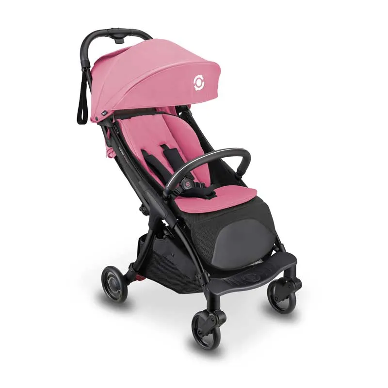 Folding baby stroller GLOBBER STROLL LITE in a pastel pink color