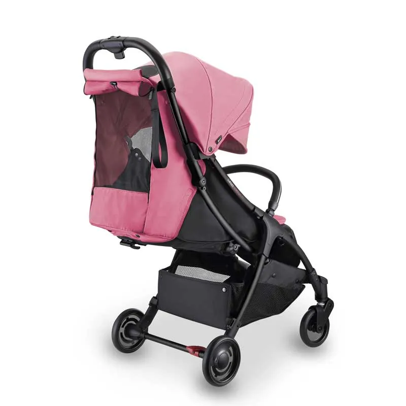 Folding baby stroller GLOBBER STROLL LITE in a pastel pink color
