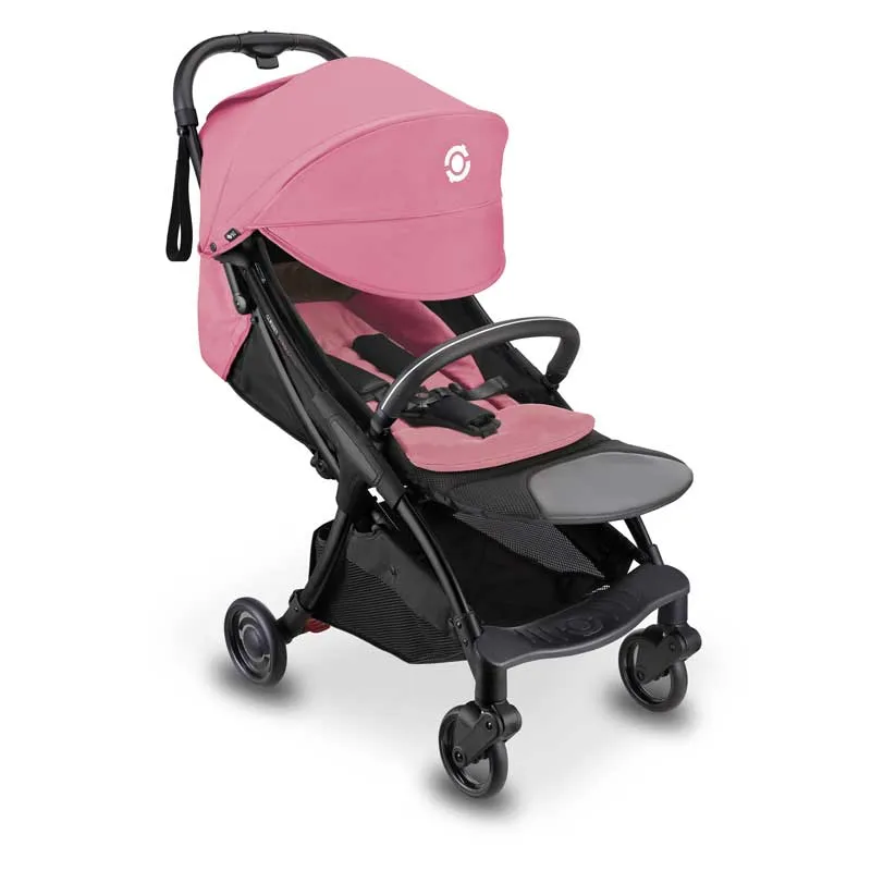 Folding baby stroller GLOBBER STROLL LITE in a pastel pink color