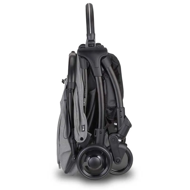 Folding baby stroller GLOBBER STROLL LITE in grey color