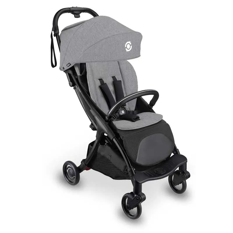 Folding baby stroller GLOBBER STROLL LITE in grey color