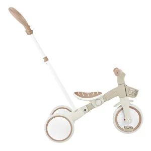 Триколка с родителски контрол 3 в 1 GLOBBER LEARNING TRIKE PLUS, бежова