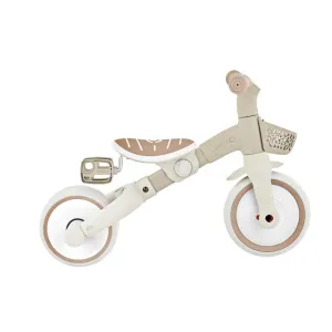 Tricycle with parental control 3 in 1 GLOBBER LEARNING TRIKE PLUS, beige