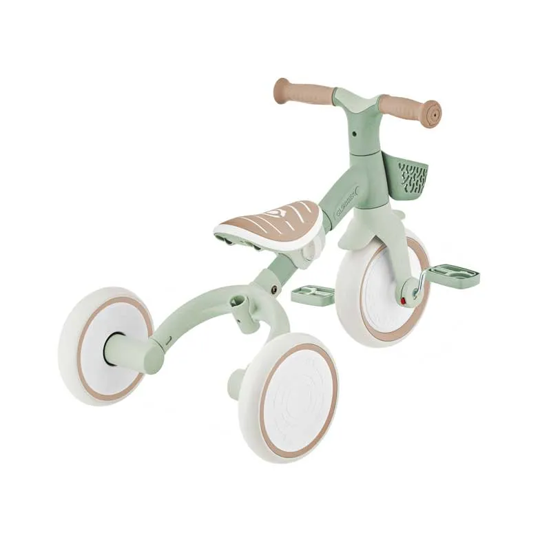 Триколка с родителски контрол 3 в 1 GLOBBER LEARNING TRIKE PLUS, мента