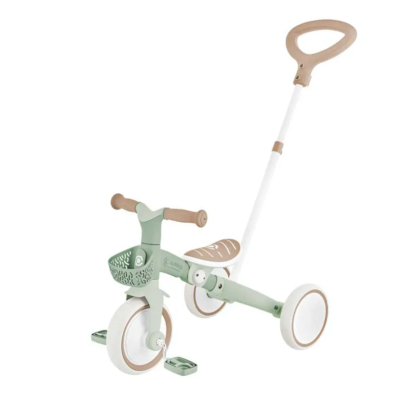 Триколка с родителски контрол 3 в 1 GLOBBER LEARNING TRIKE PLUS, мента