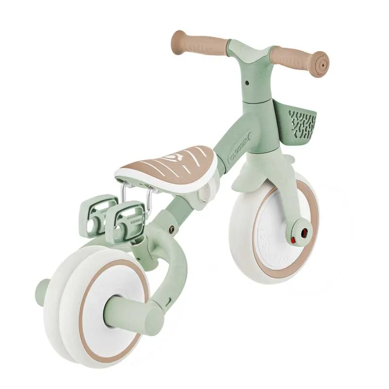 Триколка с родителски контрол 3 в 1 GLOBBER LEARNING TRIKE PLUS, мента