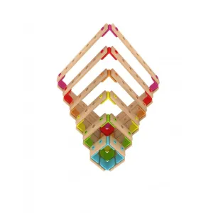 Детски дървен конструктор за игра - Дъга
