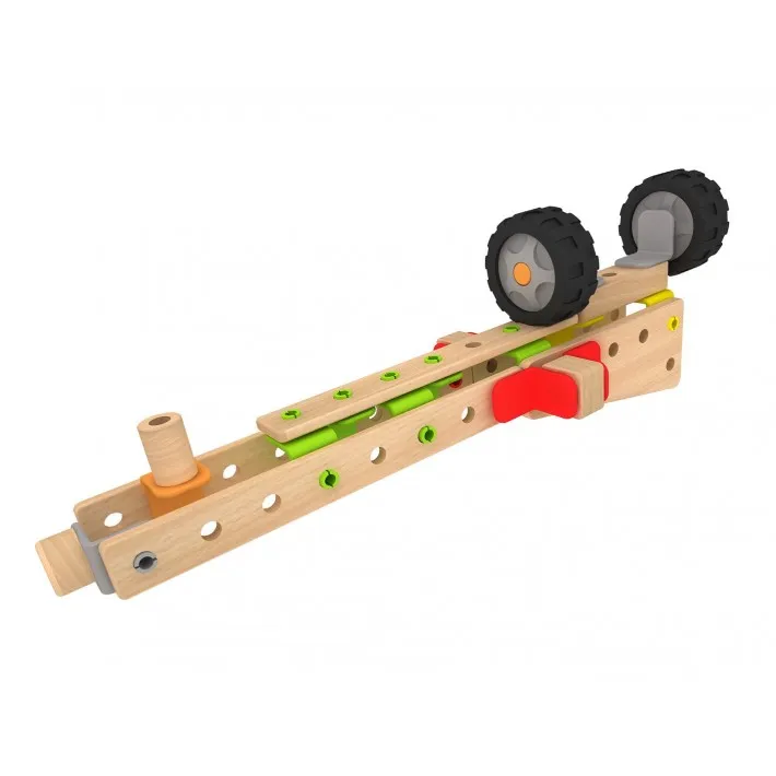 Classic wooden construction set with 500 pieces