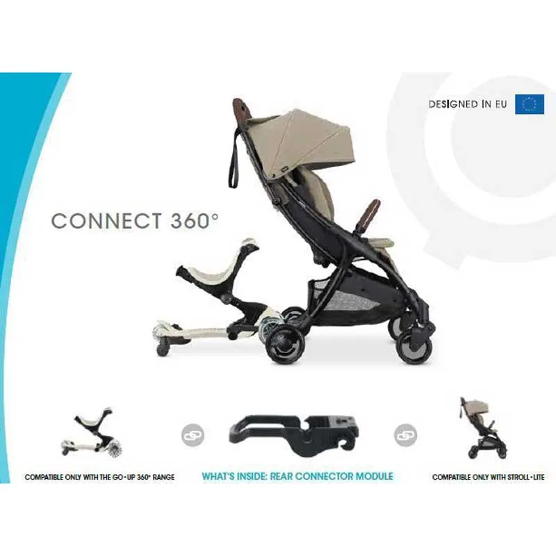 Connector for connecting a scooter with a stroller GLOBBER