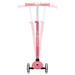 Детска тротинетка със светещи колела PRIMO PLUS GLOW LIGHTS, корал