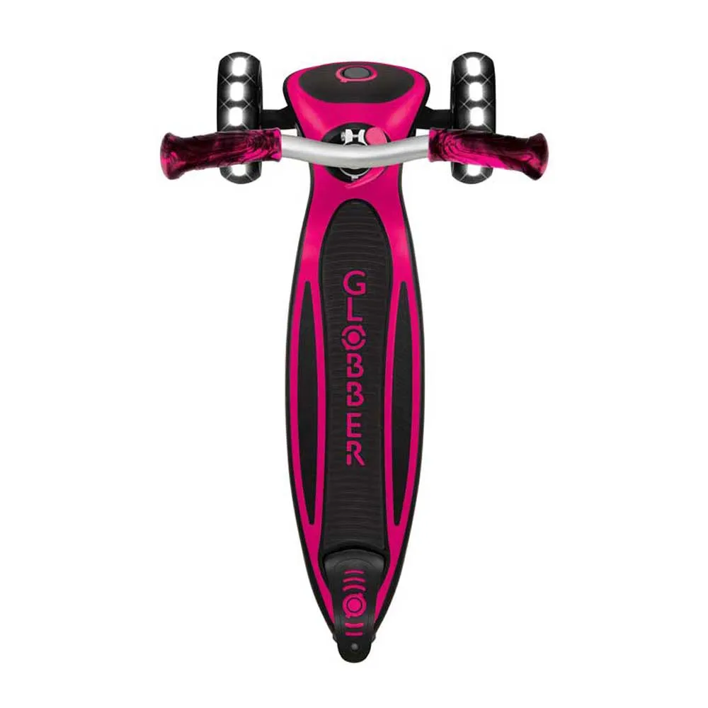 Сгъваема тротинетка за деца над 4 години GLOBBER ACE LIGHTS, розова