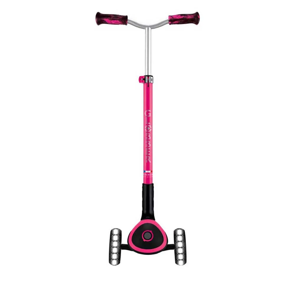 Сгъваема тротинетка за деца над 4 години GLOBBER ACE LIGHTS, розова