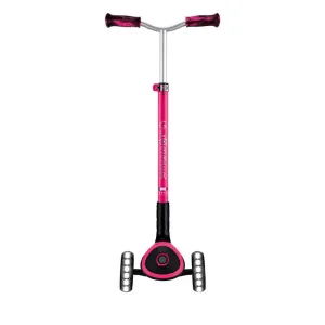 Сгъваема тротинетка за деца над 4 години GLOBBER ACE LIGHTS, розова