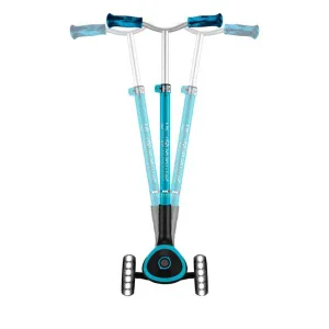 Folding scooter for children over 4 years old, GLOBBER ACE LIGHTS, blue