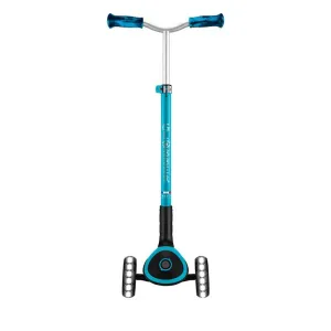 Folding scooter for children over 4 years old, GLOBBER ACE LIGHTS, blue