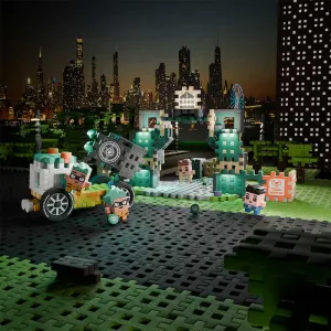 Мини вафлен конструктор Marioinex &quot;Банков обир&quot;, 148 части