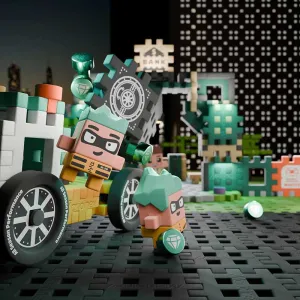 Мини вафлен конструктор Marioinex &quot;Банков обир&quot;, 148 части