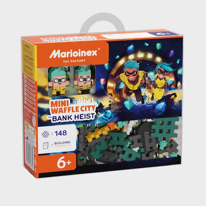 Мини вафлен конструктор Marioinex &quot;Банков обир&quot;, 148 части