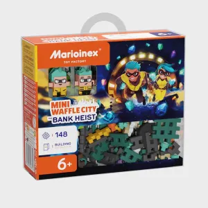 Мини вафлен конструктор Marioinex "Банков обир", 148 части